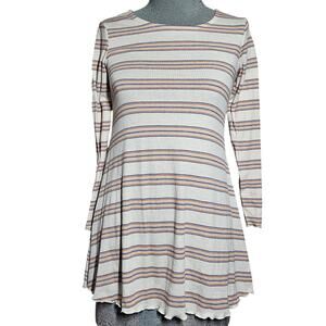 Ribbed Stripped Top Size Small